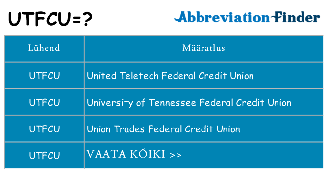 Mida utfcu seista