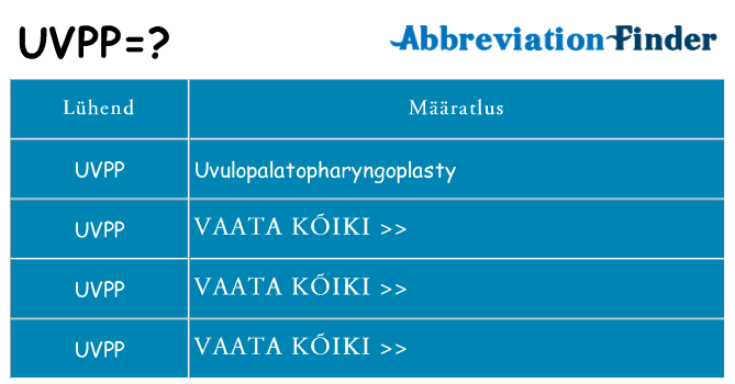 Mida uvpp seista