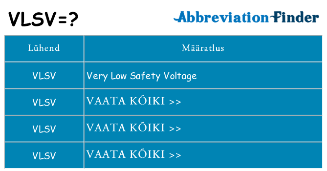 Mida vlsv seista