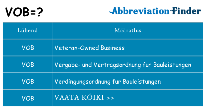 Mida vob seista