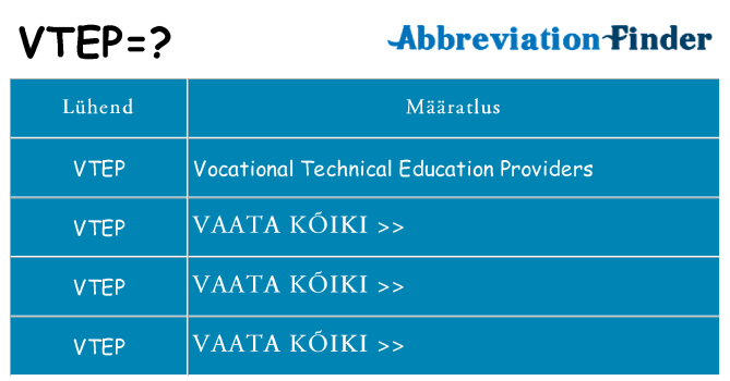 Mida vtep seista