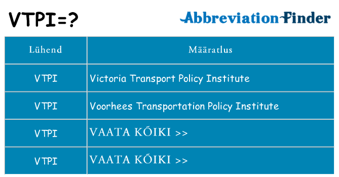 Mida vtpi seista