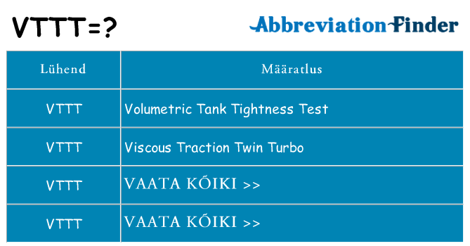 Mida vttt seista