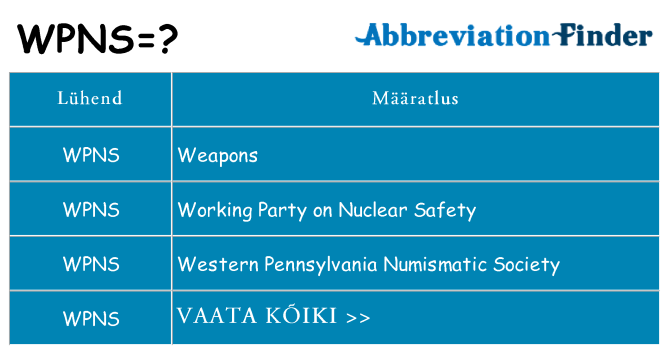 Mida wpns seista