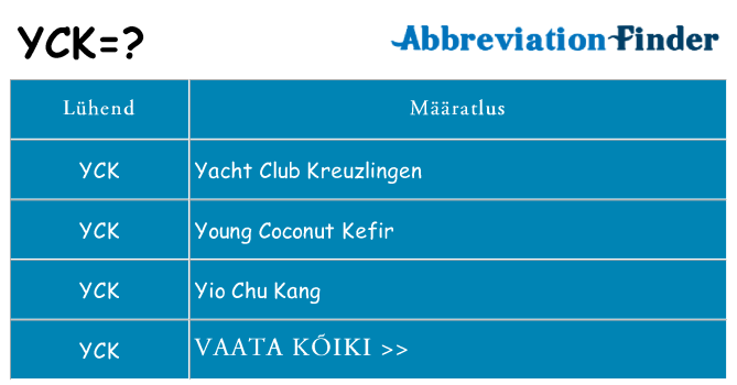 Mida yck seista