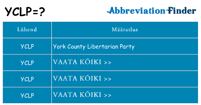 Mida yclp seista