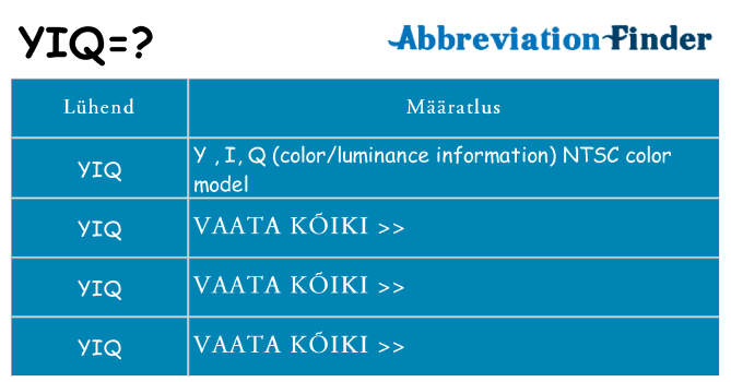 Mida yiq seista