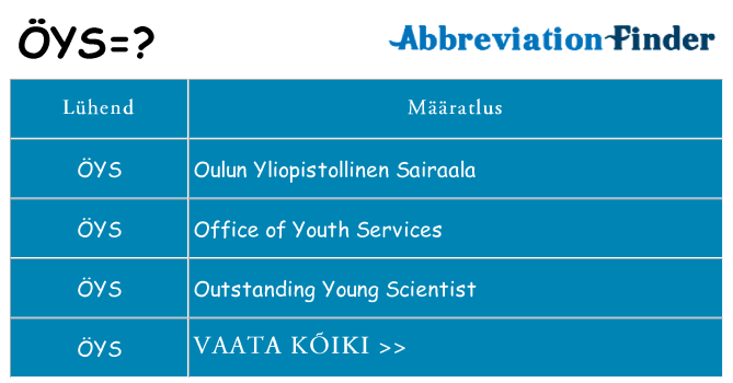 Mida oys seista