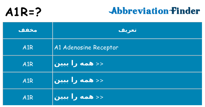 چه a1r برای ایستادن؟