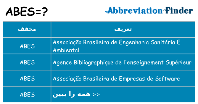 چه abes برای ایستادن؟