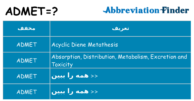 چه admet برای ایستادن؟