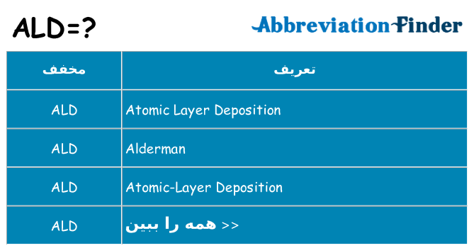 چه ald برای ایستادن؟