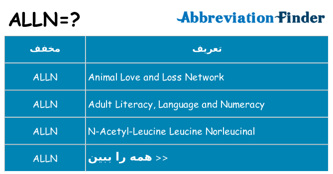چه alln برای ایستادن؟