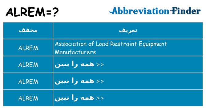 چه alrem برای ایستادن؟