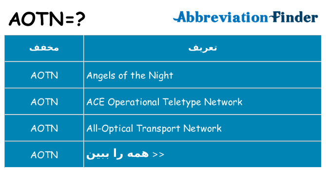 چه aotn برای ایستادن؟