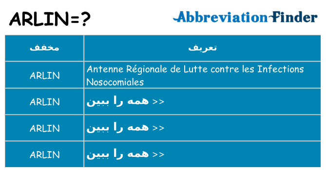 چه arlin برای ایستادن؟