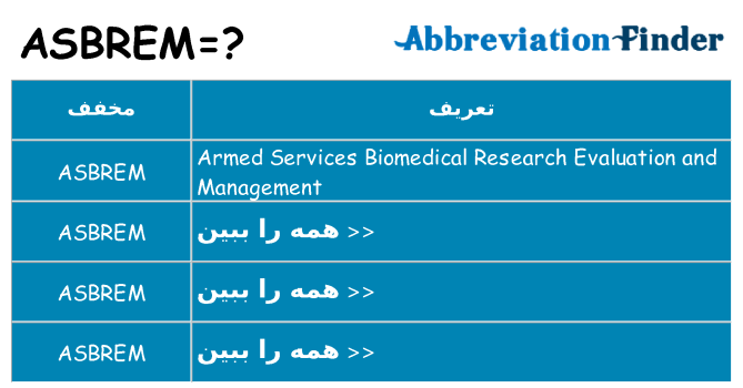 چه asbrem برای ایستادن؟