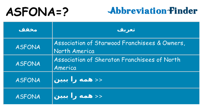 چه asfona برای ایستادن؟