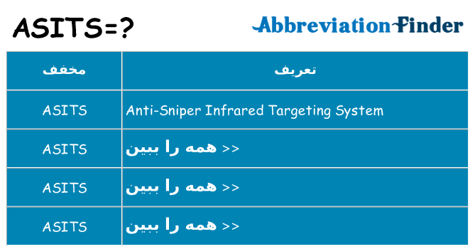 چه asits برای ایستادن؟