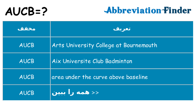 چه aucb برای ایستادن؟