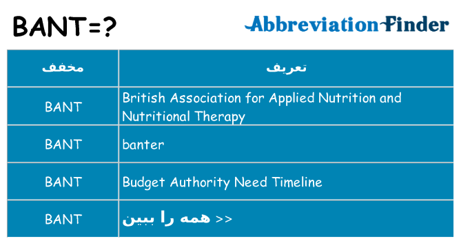 چه bant برای ایستادن؟