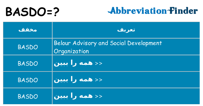 چه basdo برای ایستادن؟