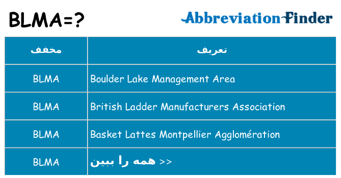 چه blma برای ایستادن؟