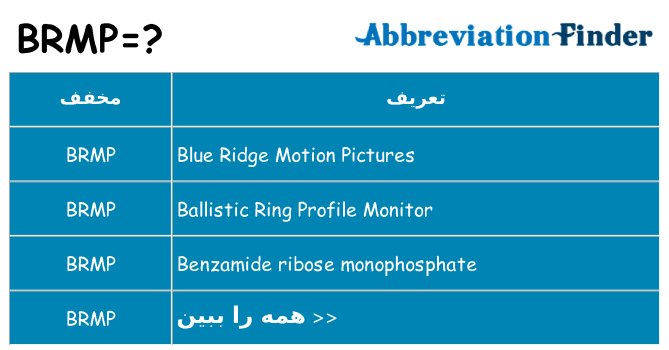 چه brmp برای ایستادن؟