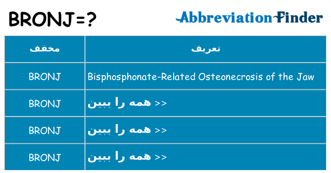 چه bronj برای ایستادن؟