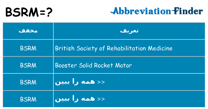 چه bsrm برای ایستادن؟