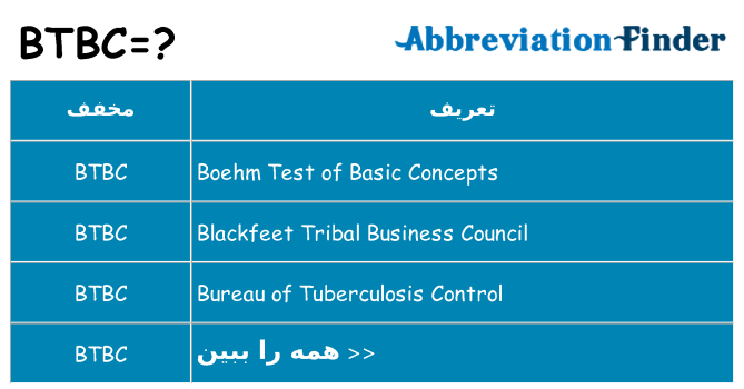 چه btbc برای ایستادن؟