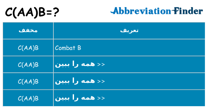 چه caab برای ایستادن؟
