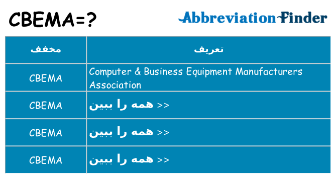 چه cbema برای ایستادن؟