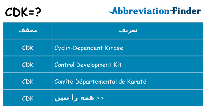 چه cdk برای ایستادن؟