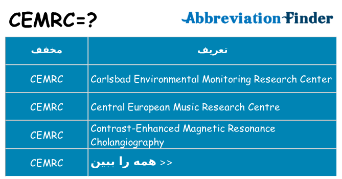 چه cemrc برای ایستادن؟