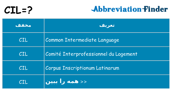 چه cil برای ایستادن؟