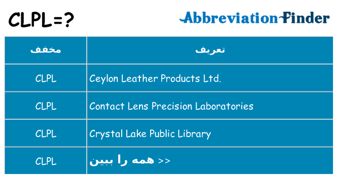 چه clpl برای ایستادن؟