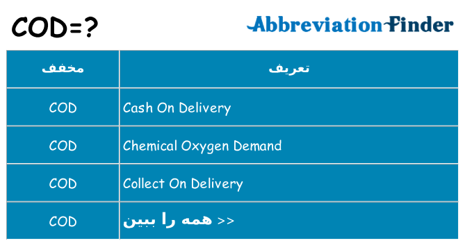 چه cod برای ایستادن؟