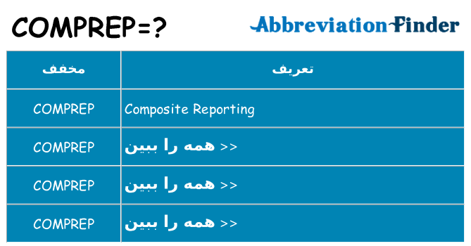 چه comprep برای ایستادن؟