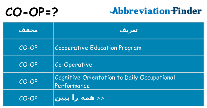 چه co-op برای ایستادن؟