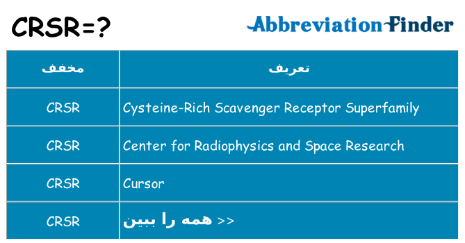 چه crsr برای ایستادن؟