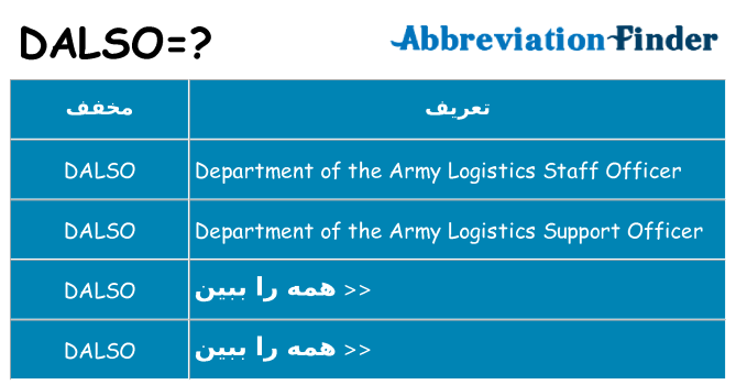 چه dalso برای ایستادن؟