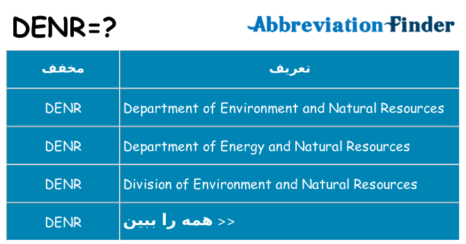 چه denr برای ایستادن؟