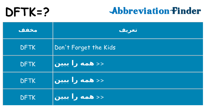 چه dftk برای ایستادن؟