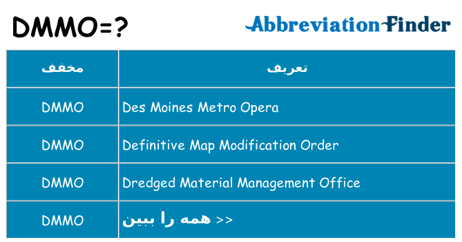 چه dmmo برای ایستادن؟