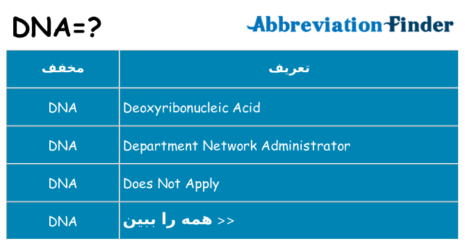 چه dna برای ایستادن؟