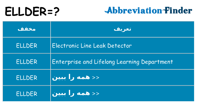 چه ellder برای ایستادن؟