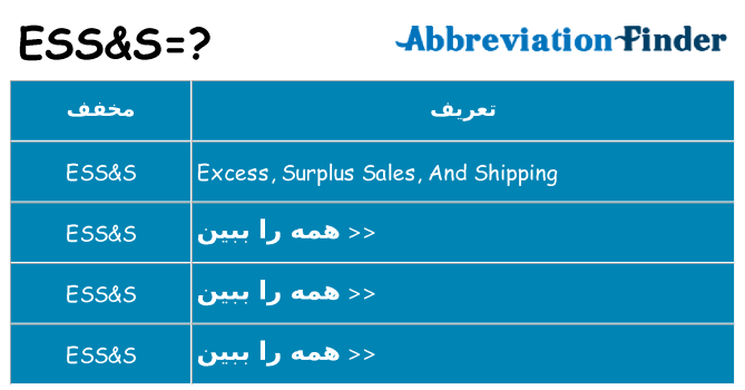 چه esss برای ایستادن؟