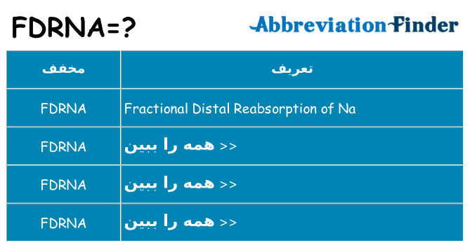 چه fdrna برای ایستادن؟