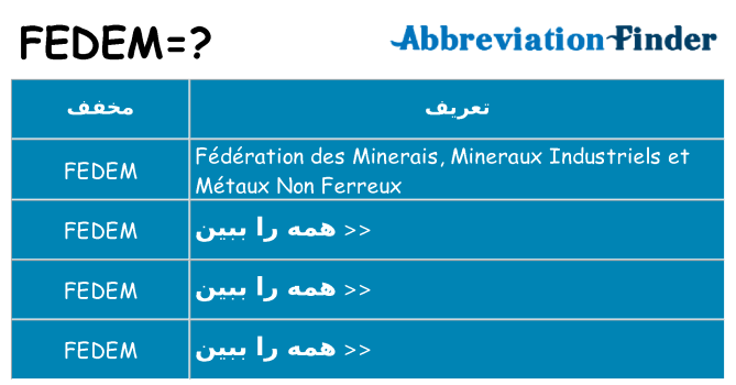 چه fedem برای ایستادن؟